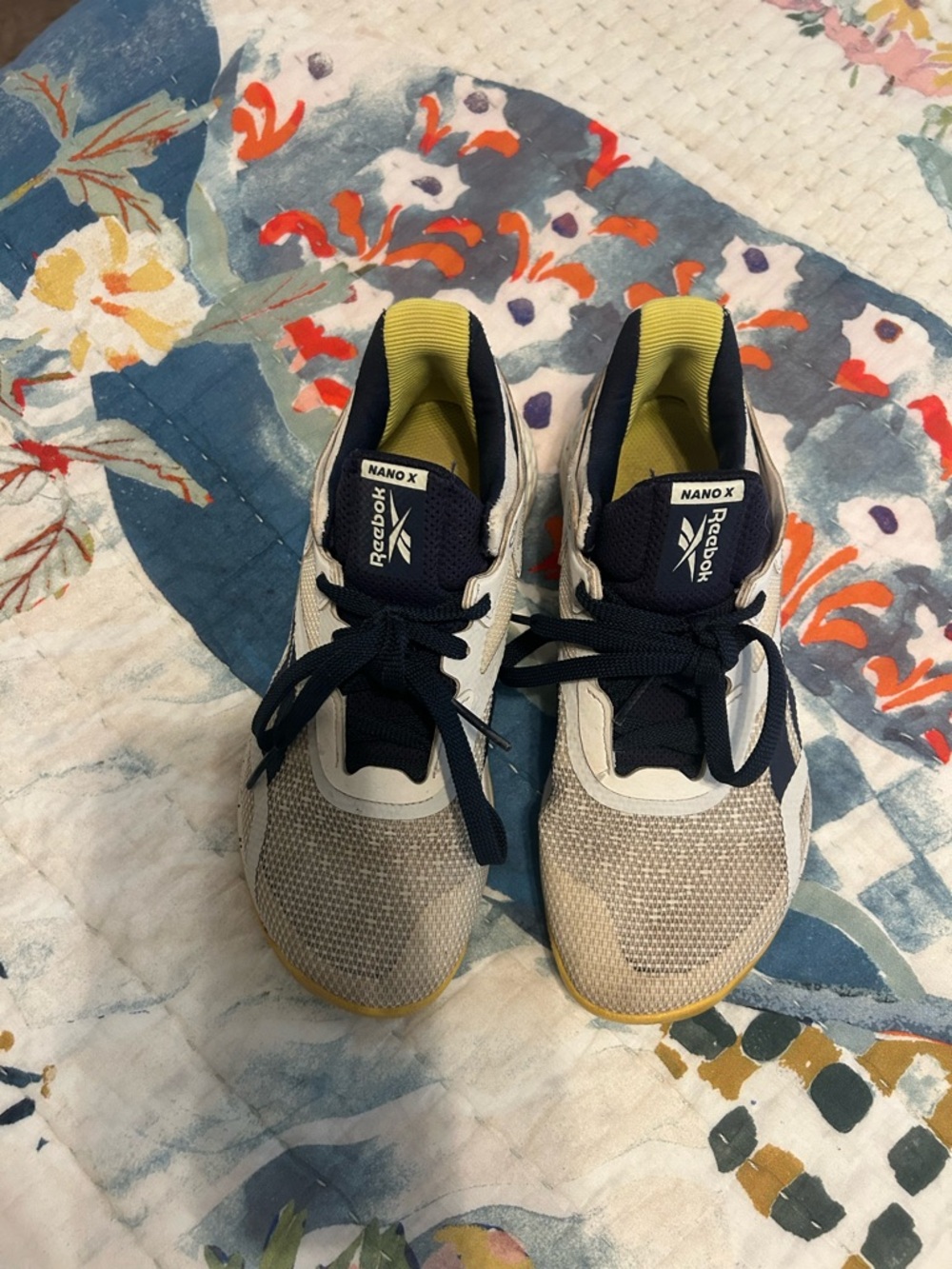 Reebok Nano X Sneakers - Navy, Gray, Yellow
